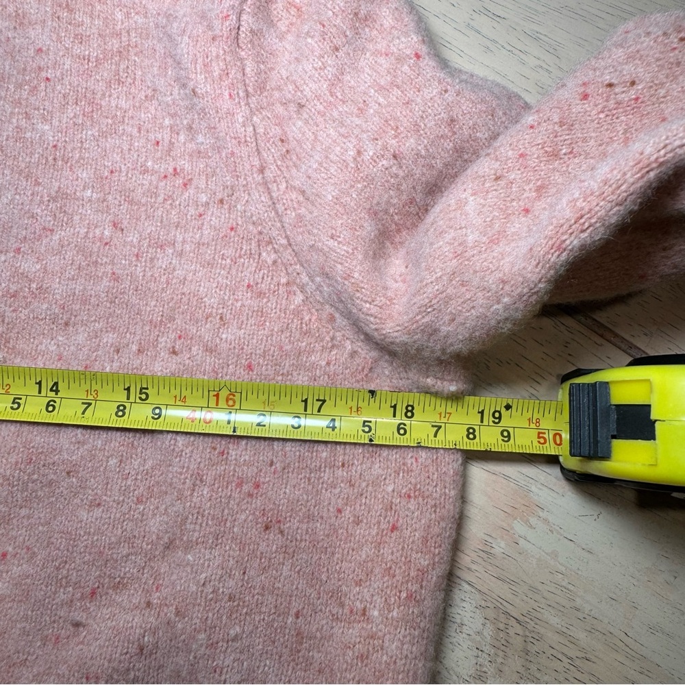 Madewell Donegal Maysfield Cardigan Sweater 100% Wool Pink Size S - Picture 5 of 7